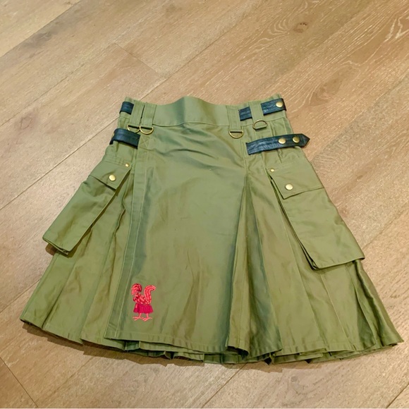 Army green kilt by Kilted Cock size 32 - Picture 5 of 11
